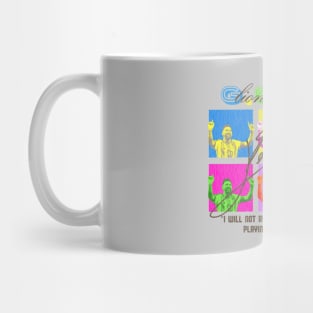 Messi Pop Art Style Light Vintage Mug